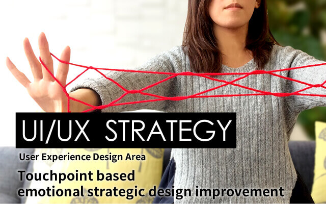 UI/UX STRATEGY : User Experience Design Area Touchpoint based emotional strategic design improvement
